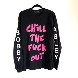 Bobby Abley Unique One of A Kind Printed Long Sleeve Tee